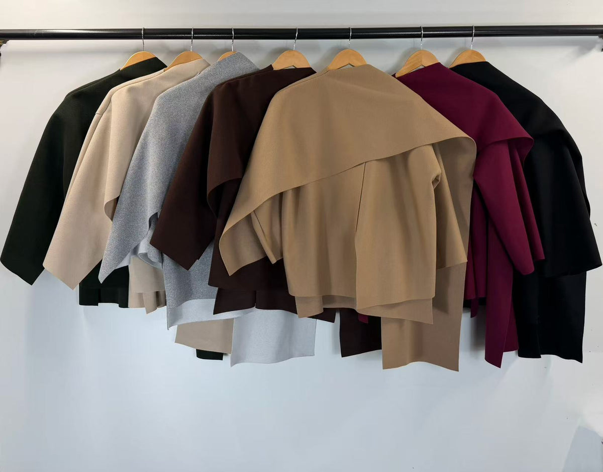 Veste cape fluide