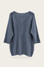Pull oversize en maille col V