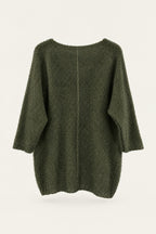 Pull oversize en maille col V