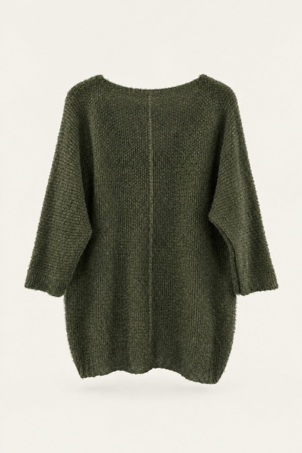 Pull oversize en maille col V