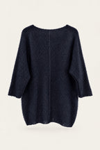 Pull oversize en maille col V