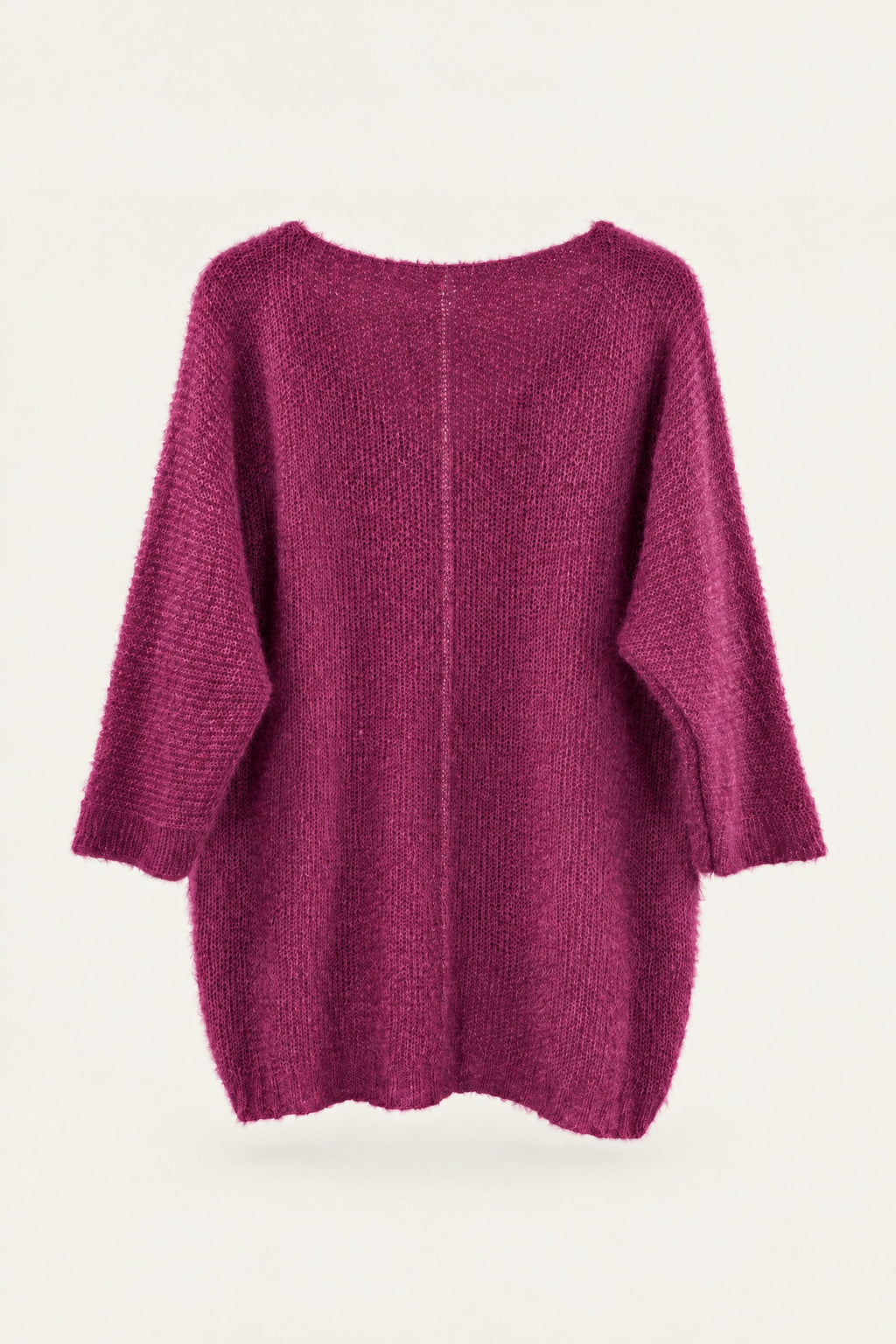 Pull oversize en maille col V