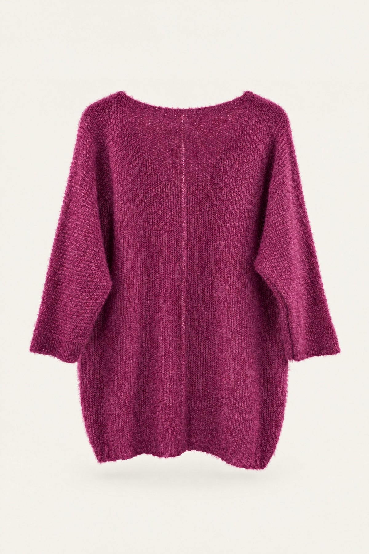 Pull oversize en maille col V