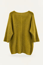 Pull oversize en maille col V