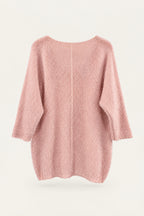 Pull oversize en maille col V
