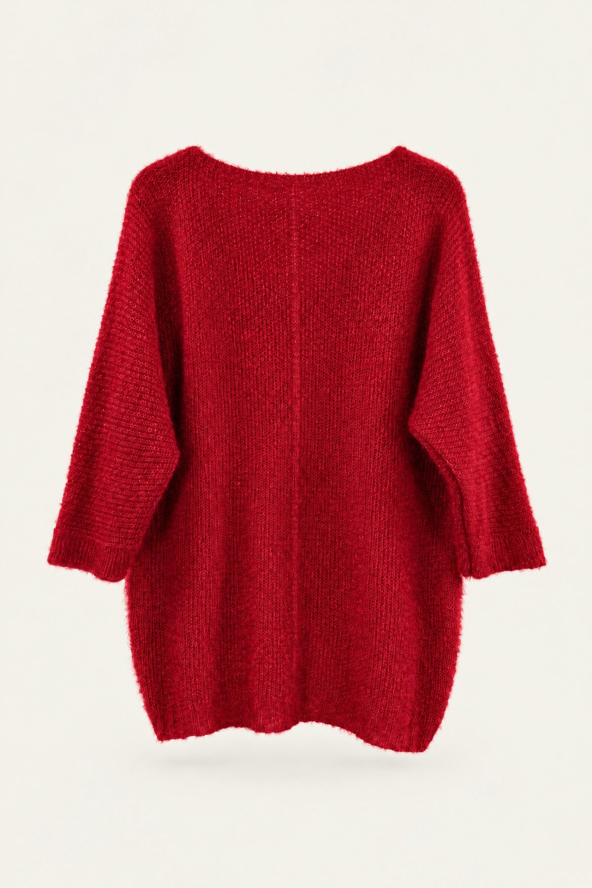 Pull oversize en maille col V
