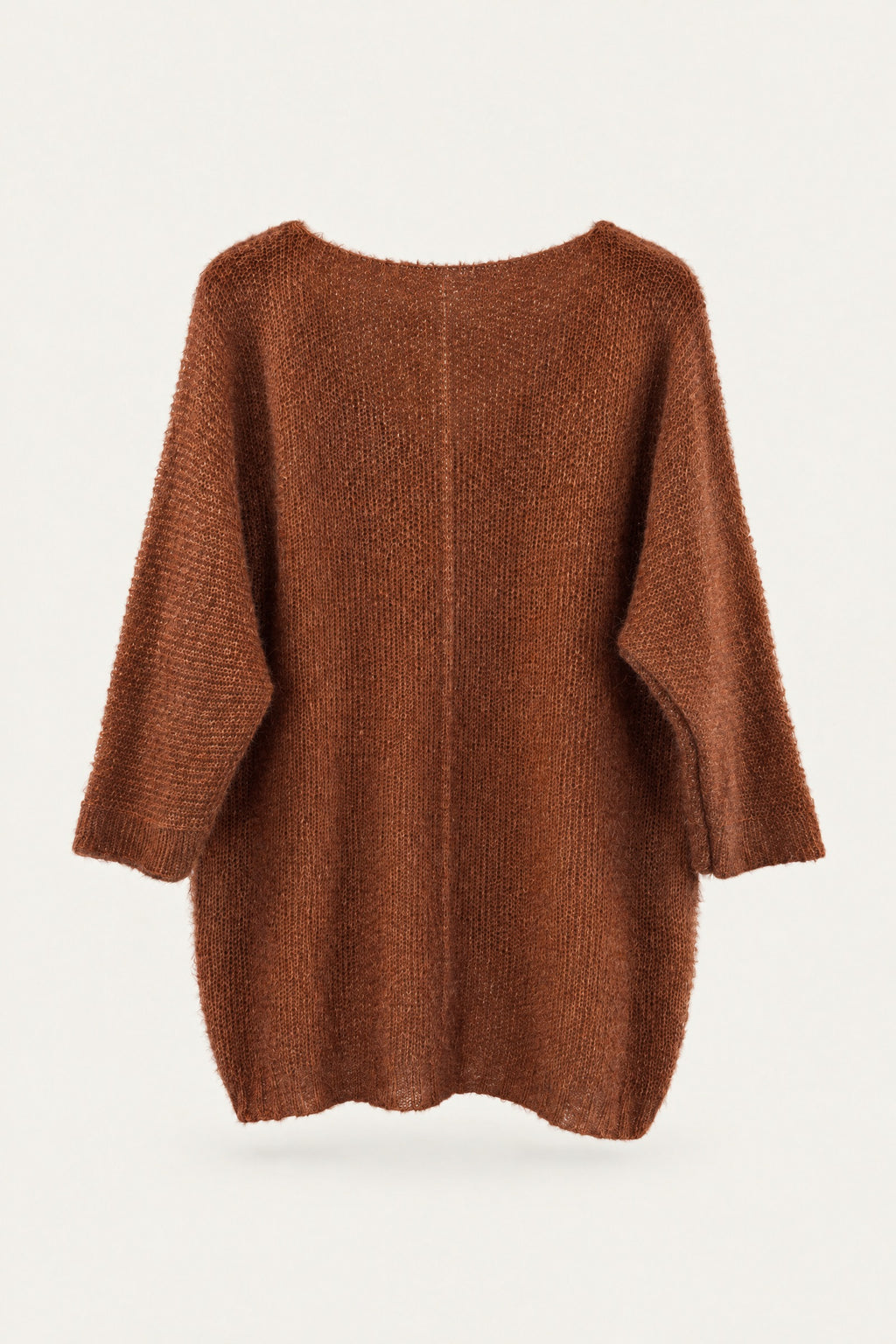 Pull oversize en maille col V