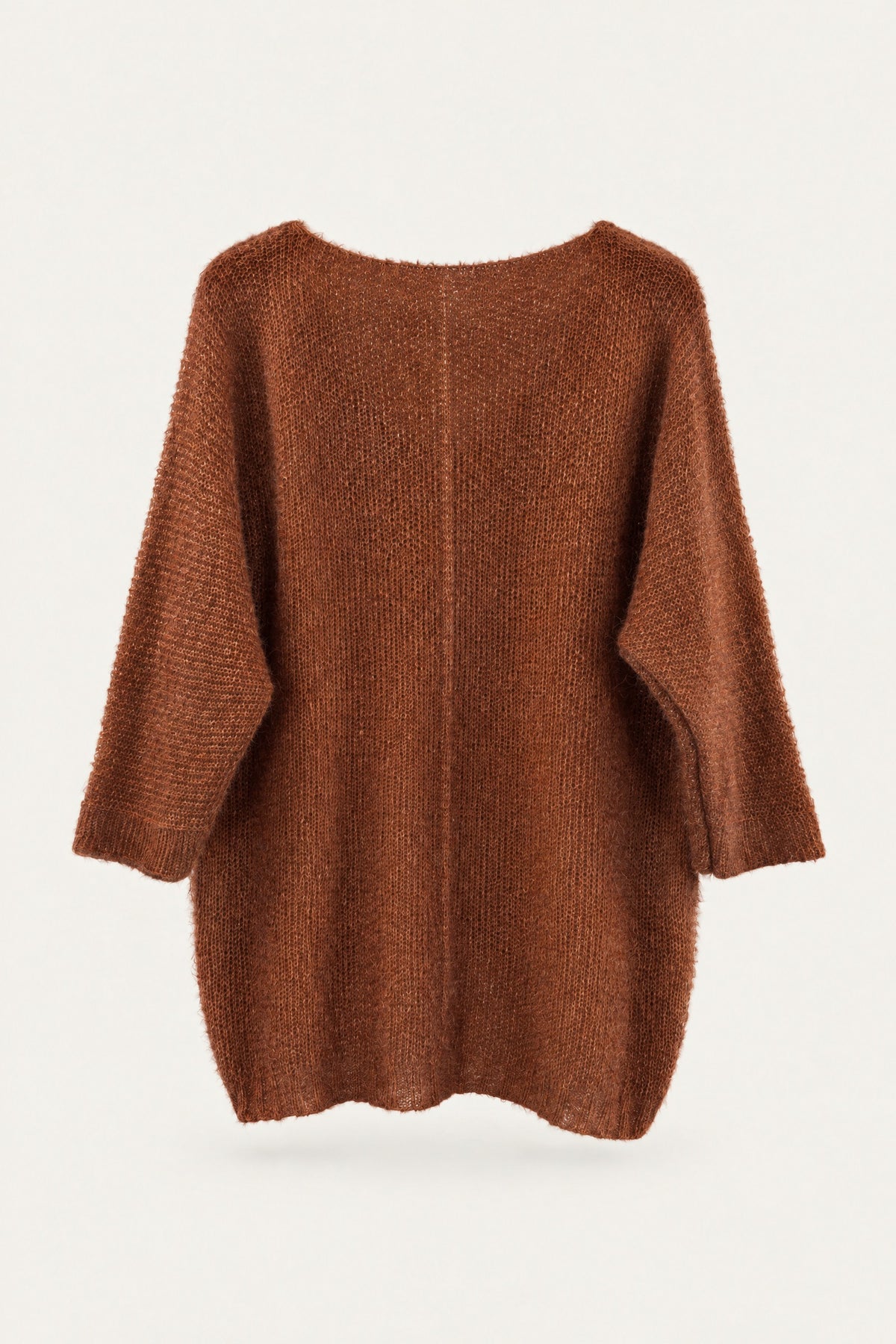 Pull oversize en maille col V