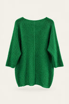 Pull oversize en maille col V