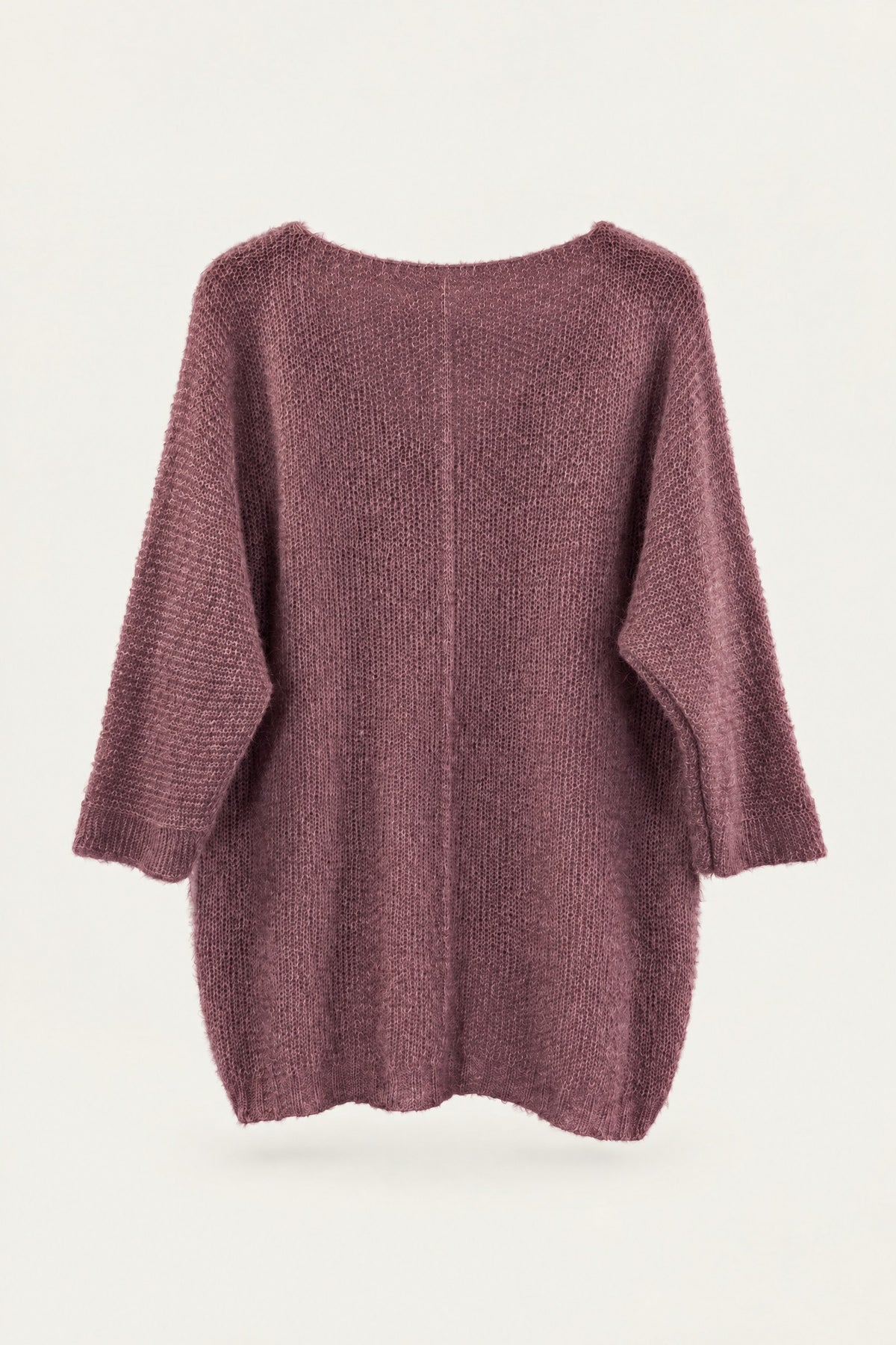 Pull oversize en maille col V