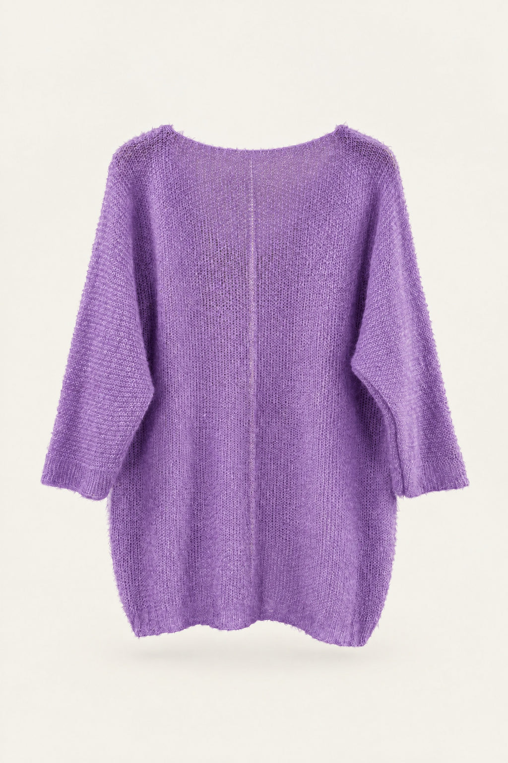 Pull oversize en maille col V
