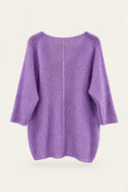 Pull oversize en maille col V