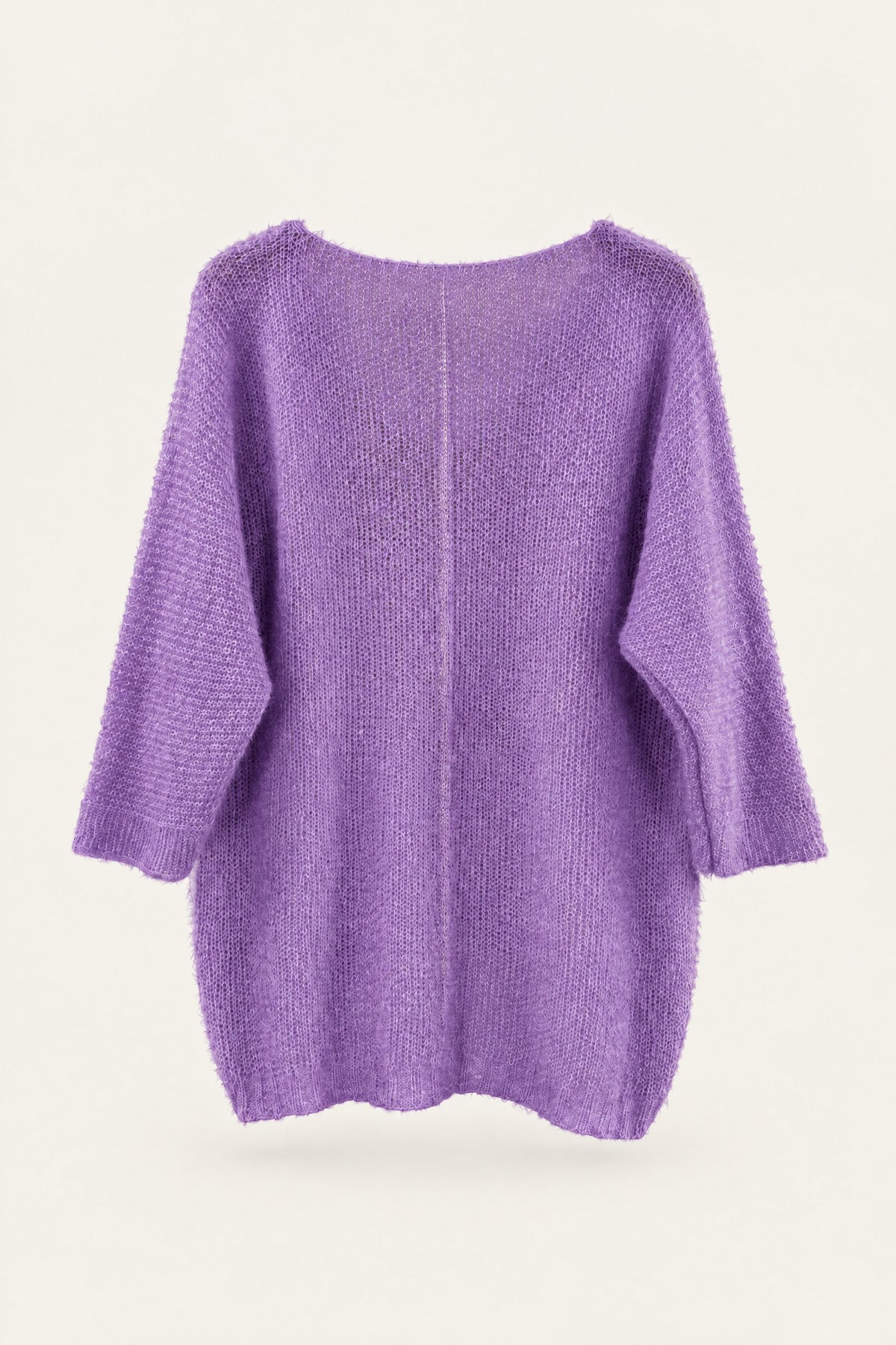 Pull oversize en maille col V