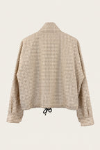 Veste légère à carreaux