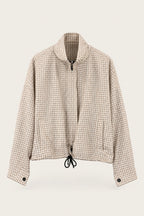 Veste légère à carreaux