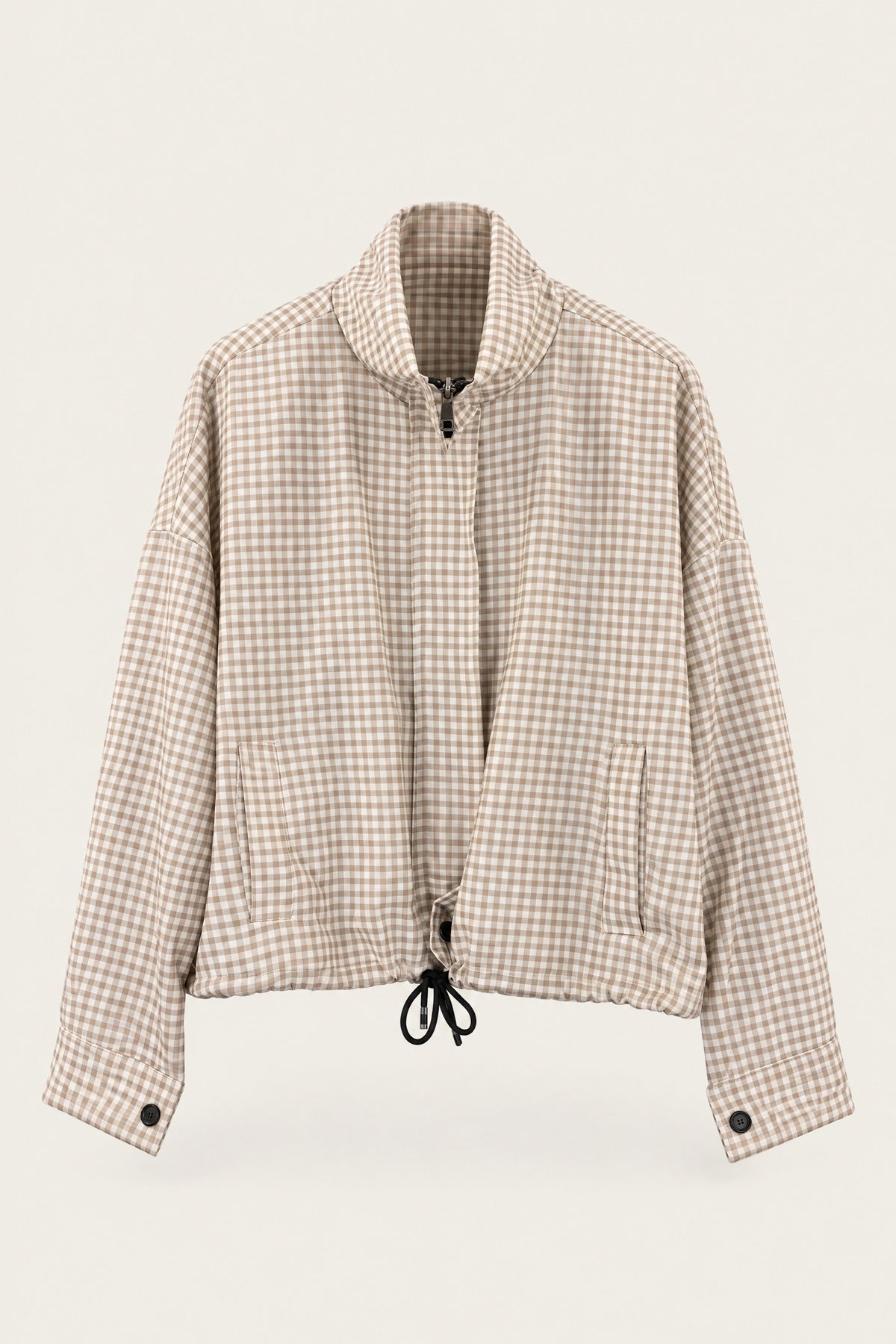 Veste légère à carreaux