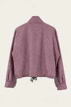 Veste légère à carreaux