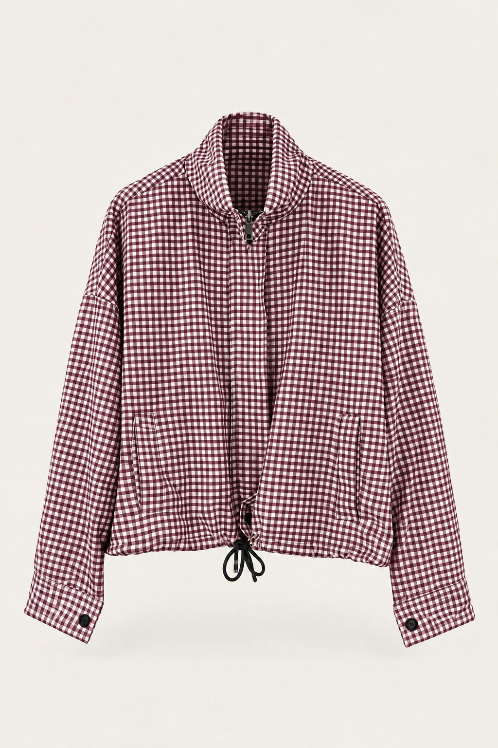 Veste légère à carreaux