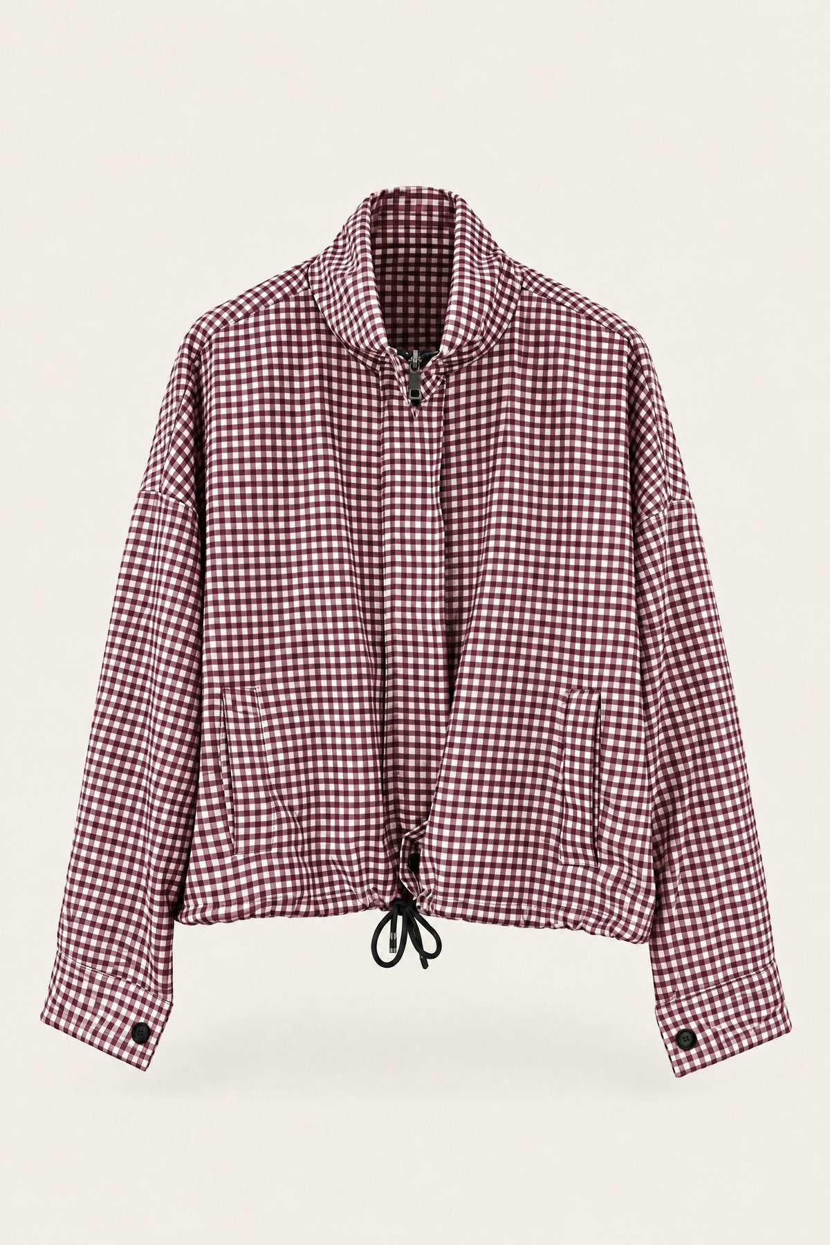 Veste légère à carreaux