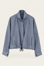 Veste légère à carreaux