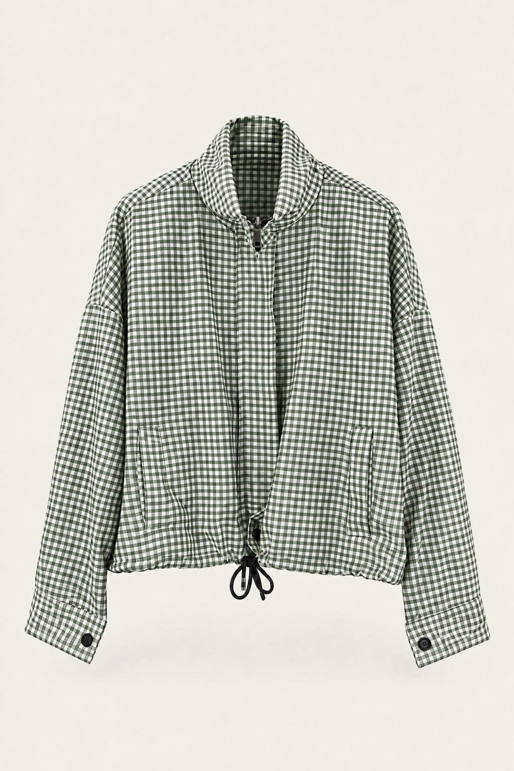 Veste légère à carreaux
