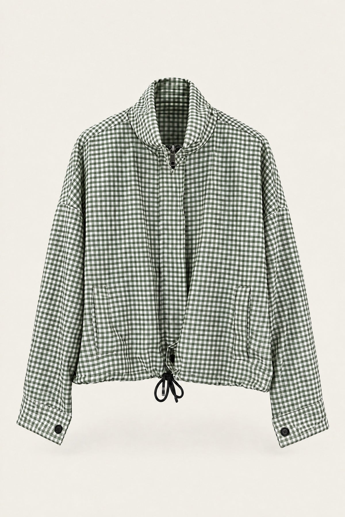 Veste légère à carreaux