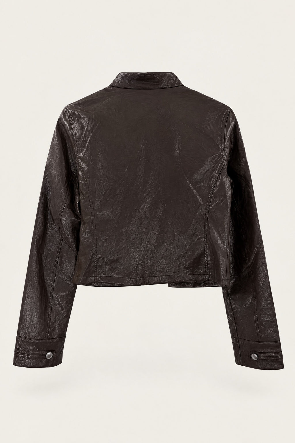Veste officier chocolat à boutons métalliques