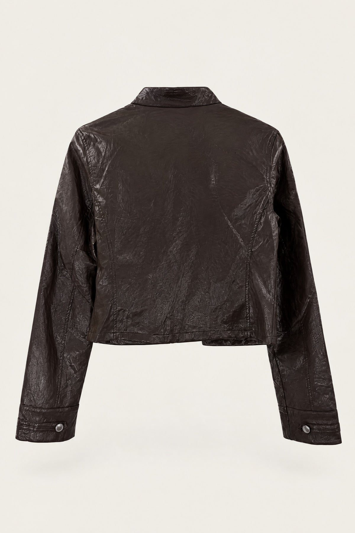 Veste officier chocolat à boutons métalliques