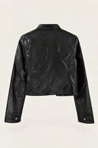 Veste officier chocolat à boutons métalliques