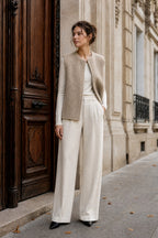 Gilet sans manches effet laine – Beige – EMORA