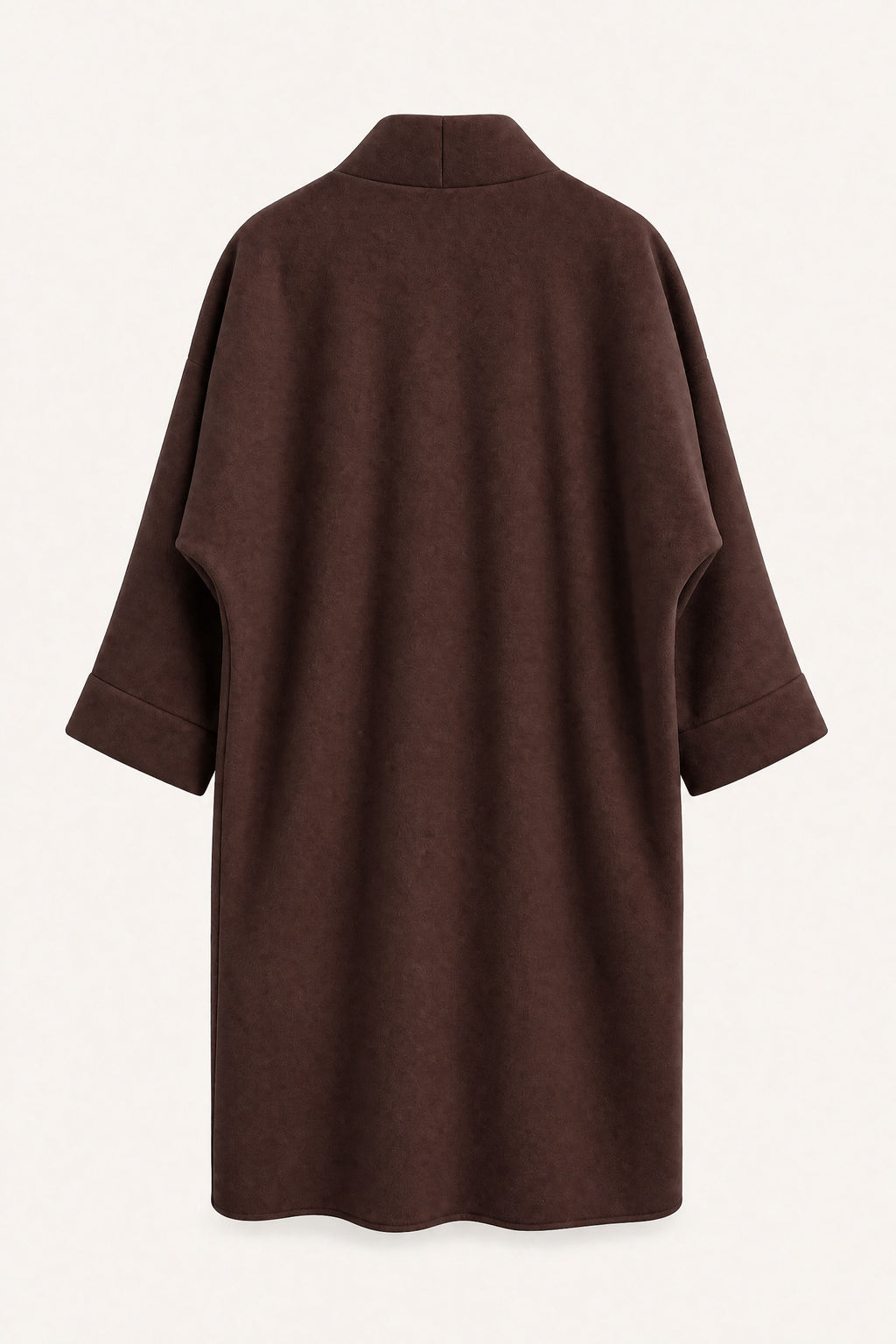 Manteau long oversize ouvert