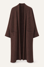 Manteau long oversize ouvert