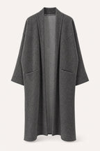 Manteau long oversize ouvert