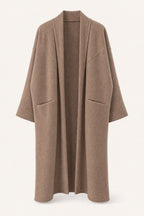 Manteau long oversize ouvert