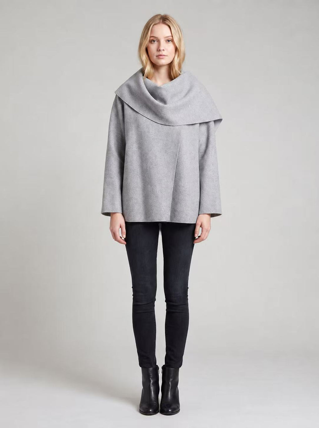 Veste cape fluide